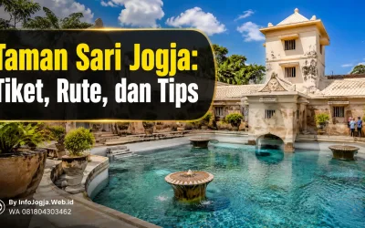 Kolam Umbul Binangun dan bangunan bersejarah Taman Sari Jogja